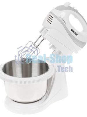 Миксер Centek CT-1107 белый/стальной