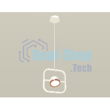Светильник Ambrella light XB9118104 SWH/PPG белый песок/золото розовое полированное GX53 (C9118, N8126)