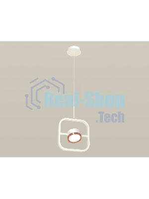 Светильник Ambrella light XB9118104 SWH/PPG белый песок/золото розовое полированное GX53 (C9118, N8126)