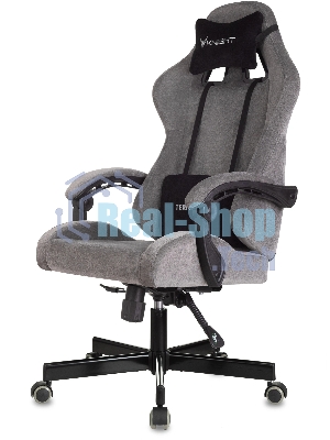 Кресло игровое Knight Terminator серый Light-19, крестов. металл