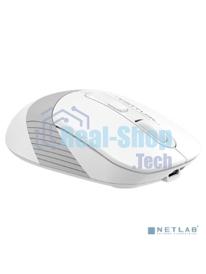 Мышь беспроводная A4Tech Fstyler FB10C белый/серый, 2000 dpi, радиоканал, Bluetooth, USB, кнопки - 4
