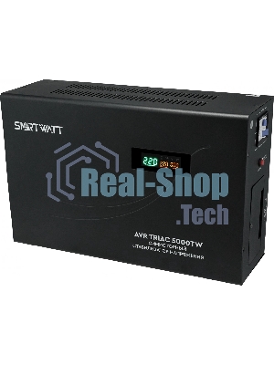 Стабилизатор напряжения Smartwatt AVR Triac 5000TW 5000ВА черный