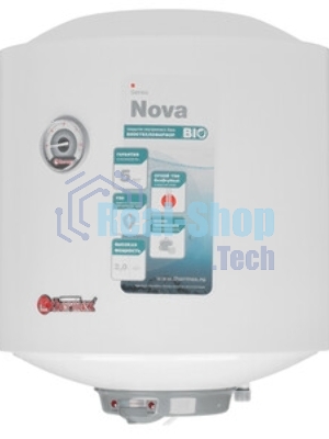 Водонагреватель электрический Thermex Nova 50 V белый, накопительный, 50 л, 2 кВт, настенный, вертикальный, бак с покрытием из биостеклофарфора