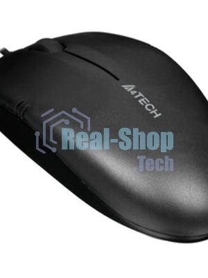 Мышь проводная A4Tech OP-530NUS черный, 1200 dpi, USB, кнопки - 3