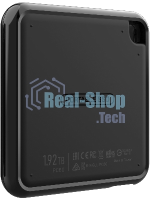 Внешний SSD 2TB Silicon Power PC60, External, USB 3.2 Type-C R/W - 540/500 MB/s черный