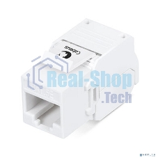 Модуль универсальный Cabeus, keystone, 1хRJ45(8P8C), Toolless, кат. 5е, неэкр., белый