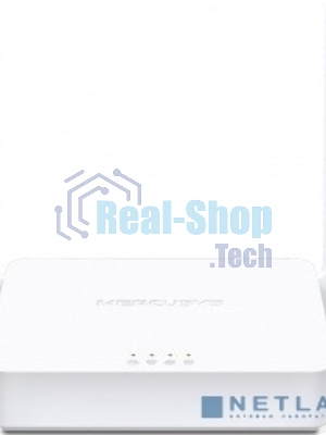 Роутер Mercusys 300Mbps Multi-Mode Wireless N Router, 2× Fixed External Antennas, 2× 10/100 Mbps LAN Ports, 1× 10/100 Mbps WAN Port, FEATURE: Access Point Mode, WPS/Reset Button, IPTV, IPv6, Beamforming, MU-MIMO, Parental Controls, Guest Network