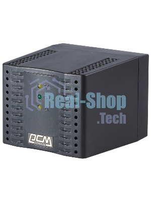 Стабилизатор напряжения Powercom Voltage Regulator, 3000VA, Black, Schuko