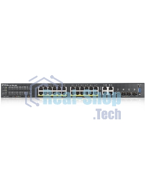 Коммутатор гибридный L2 PoE+ Zyxel NebulaFlex Pro GS2210-28HP, rack 19