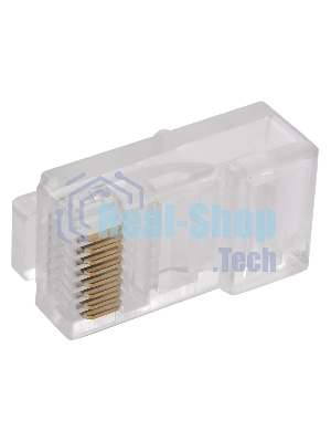 Разъем RJ-45 UTP для кабеля cat.5e, 8P8C Разъем RJ-45 UTP для кабеля cat.5e, 8P8C