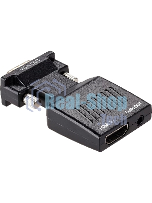Переходник HDMI(F) --> VGA(M)+audio, AOpen CA336A 1080x60Hz