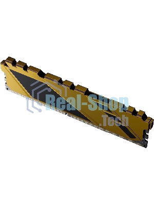 Оперативная память NETAC Shadow, DDR4, 8GB (1x8GB), 3200MHz, CL16, DIMM, с радиаторами, желтый