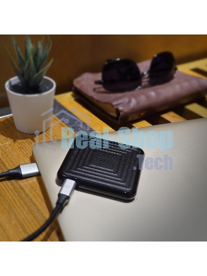 Внешний SSD 2TB Silicon Power PC60, External, USB 3.2 Type-C R/W - 540/500 MB/s черный