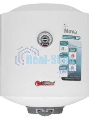 Водонагреватель электрический Thermex Nova 50 V белый, накопительный, 50 л, 2 кВт, настенный, вертикальный, бак с покрытием из биостеклофарфора