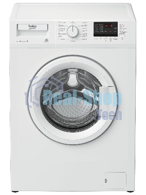 Стиральная машина Beko WRE55P2BWW белый, загрузка фронтальная 5 кг, 1000 об/мин, класс A