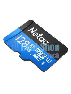 Флеш карта MicroSDXC 128Gb Netac Class 10 UHS-I U1 P500 Standart + адаптер NT02P500STN-128G-R