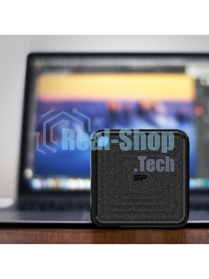 Внешний SSD 2TB Silicon Power PC60, External, USB 3.2 Type-C R/W - 540/500 MB/s черный
