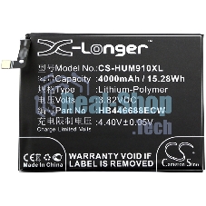 Аккумулятор CameronSino CS-HUM910XL HB446688ECW для Huawei Ascend Mate 9 Pro3.82V, 4000mAh, 15.28Wh