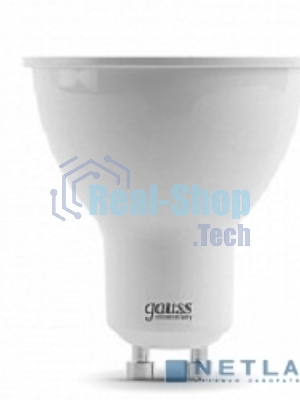 Лампа cветодиодная LED Gauss Elementary MR16 GU10 7W 530lm 3000К 13617