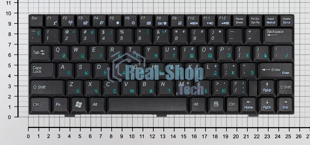 Клавиатура для ноутбука Asus U1 U1F U1E черная