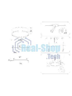 Потолочный светодиодный светильник Ambrella light FV5518 BK черный LED 18W 4200K D160*58 (Без ПДУ)
