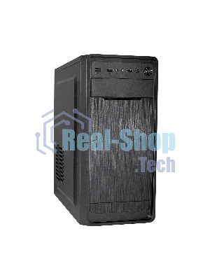 Компьютерный корпус Miditower ExeGate XP-332 Black, ATX, (XP600, Black,120мм), 2*USB, Audio