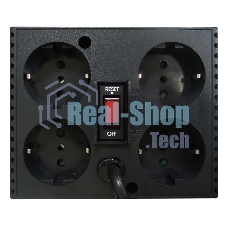 Стабилизатор напряжения Powercom Voltage Regulator, 3000VA, Black, Schuko