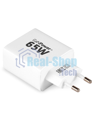Сетевое зарядное устройство Digma Pro DPW6B 65W 3.25A (PD+QC) 2хUSB-C/USB-A универсальное белый (DPW6B5GX12WH)