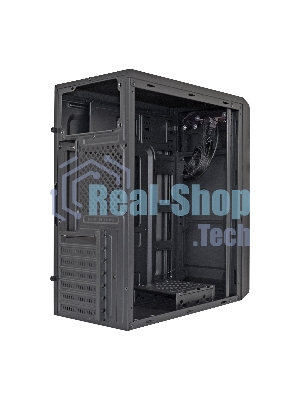 Компьютерный корпус Miditower ExeGate XP-332 Black, ATX, (XP600, Black,120мм), 2*USB, Audio