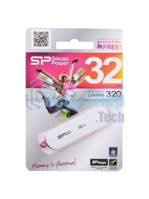 Флешка USB 32Gb LuxMini 320 SP032Gb,UF2320V1W USB 2.0 белый