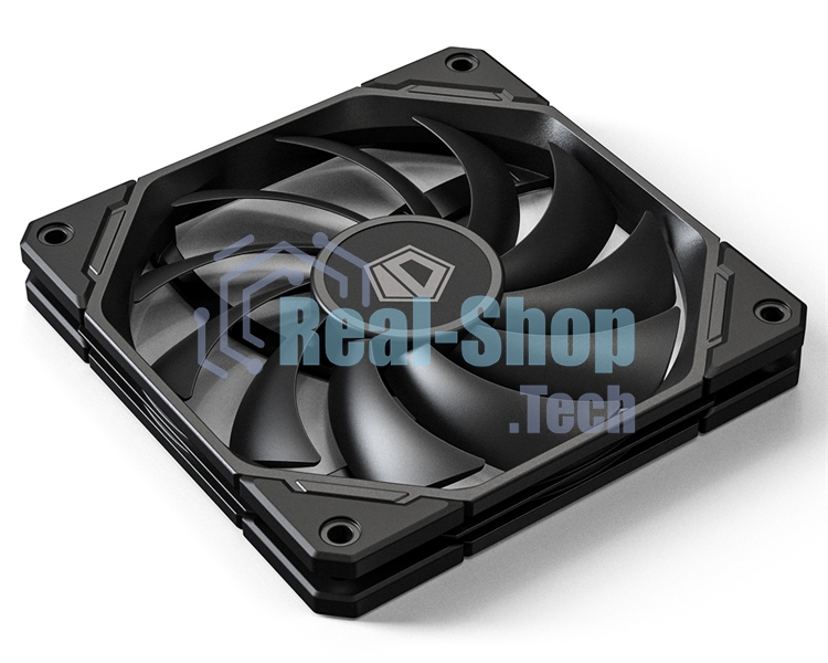 Вентилятор для корпуса ID-Cooling TF-12015-K черный, 120 мм, 2200 об/мин, 32.3 дБ, 4 pin