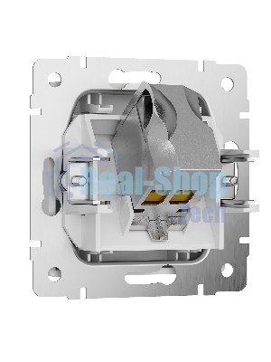 Розетка Ethernet RJ-45 cat. 6A экранированная (белый матовый)