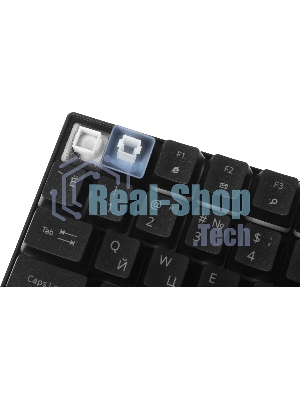 Комплект клавиатура+мышь Defender Aura MKP-117 проводной, USB, 2400 DPI, черный