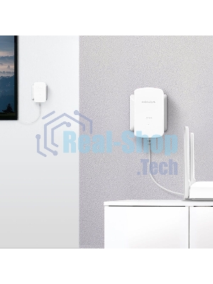 Комплект гигабитных адаптеров Mercusys AV1000 Gigabit Powerline Kit, HomePlug AV2 standard, 1 Gigabit port, 300m over electrical circuits, plug and play.
