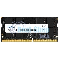 Оперативная память NETAC Basic, DDR4, 16GB (1x16GB), 3200MHz, CL22, SO-DIMM