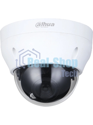 Уличная купольная IP-видеокамера Dahua 2Мп; 1/2.8” CMOS; моторизованный объектив 2.8~12 мм; механический ИК-фильтр; чувствительность 0.008лк@F1.7; сжатие: H.265+, H.265, H.264+, H.264, MJPEG; 2 потока