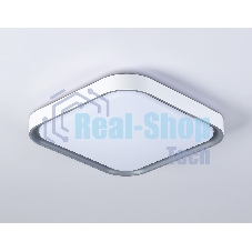 Потолочный светодиодный светильник Ambrella light FZ1250 WH/GR белый/серый 18W 5000K 250*250*60 (Без ПДУ)
