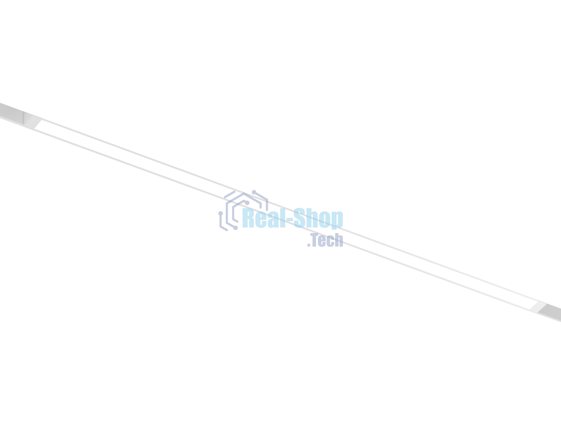Трековый линейный светильник Ambrella light GL8060 WH белый IP20 36W 3000-6000K 220V 120° 800*25*41