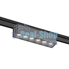 Светильник трековый светодиодный GV1403 BK черный IP20 6W 4200K 48V 24° 122*26*24
