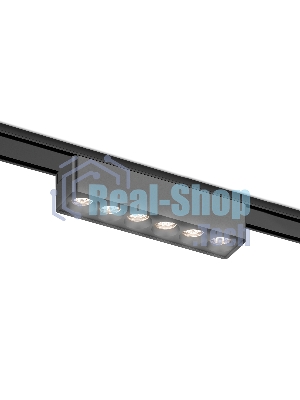 Светильник трековый светодиодный GV1403 BK черный IP20 6W 4200K 48V 24° 122*26*24