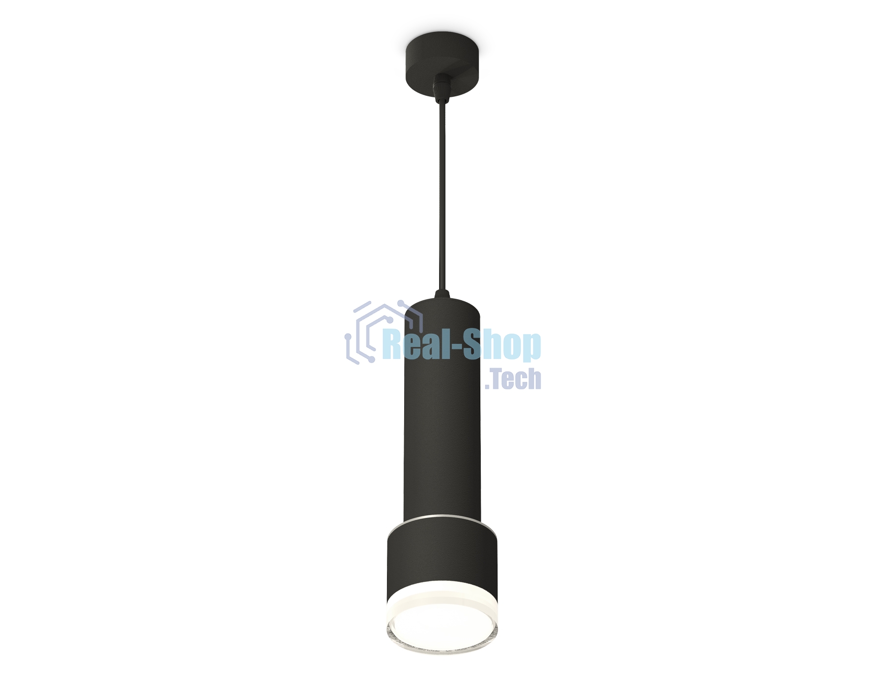 Светильник Ambrella Light XP8111009 SBK/FR/CL черный песок/белый матовый/прозрачный GX53 (A2302, C6356, A2101, C8111, N8399)