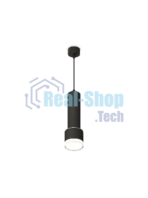 Светильник Ambrella Light XP8111009 SBK/FR/CL черный песок/белый матовый/прозрачный GX53 (A2302, C6356, A2101, C8111, N8399)