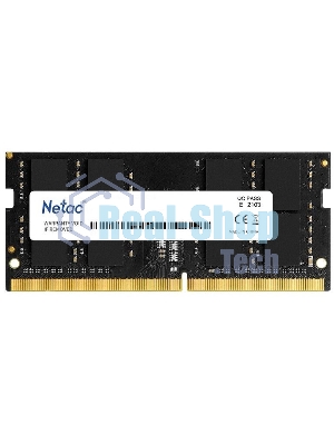 Оперативная память NETAC Basic, DDR4, 16GB (1x16GB), 2666MHz, CL19, SO-DIMM