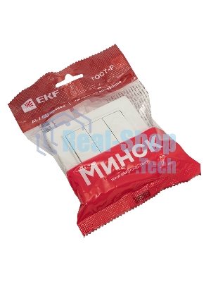 Выключатель 3-кл. СП Минск 10А белый Basic EKF ERV10-024-10