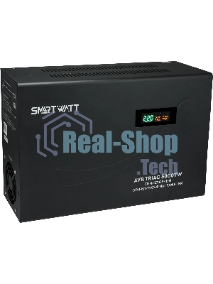 Стабилизатор напряжения Smartwatt AVR Triac 5000TW 5000ВА черный