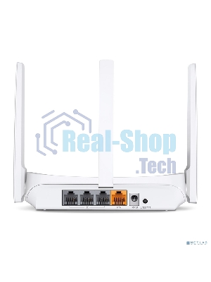 Роутер Mercusys MW306R 300 Mbps Multi-Mode Wireless N Router, 3 × Fixed External Antennas, 3× 10/100 LAN Port, 1× 10/100 WAN Port, 4 in 1- Access Point/Router/Range extender/WISP Mode, WPS/Reset Button, Parental Controls, Guest Network