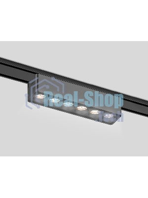 Светильник трековый светодиодный GV1403 BK черный IP20 6W 4200K 48V 24° 122*26*24