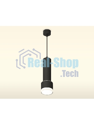 Светильник Ambrella Light XP8111009 SBK/FR/CL черный песок/белый матовый/прозрачный GX53 (A2302, C6356, A2101, C8111, N8399)