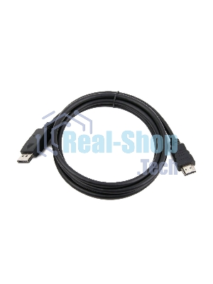 Кабель DisplayPort-HDMI Gembird/Cablexpert 1м, 20M/19M, черный, экран, пакет