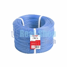 Провод ПГВА Rexant 1х0.50 мм², Cu, синий, бухта 500 м